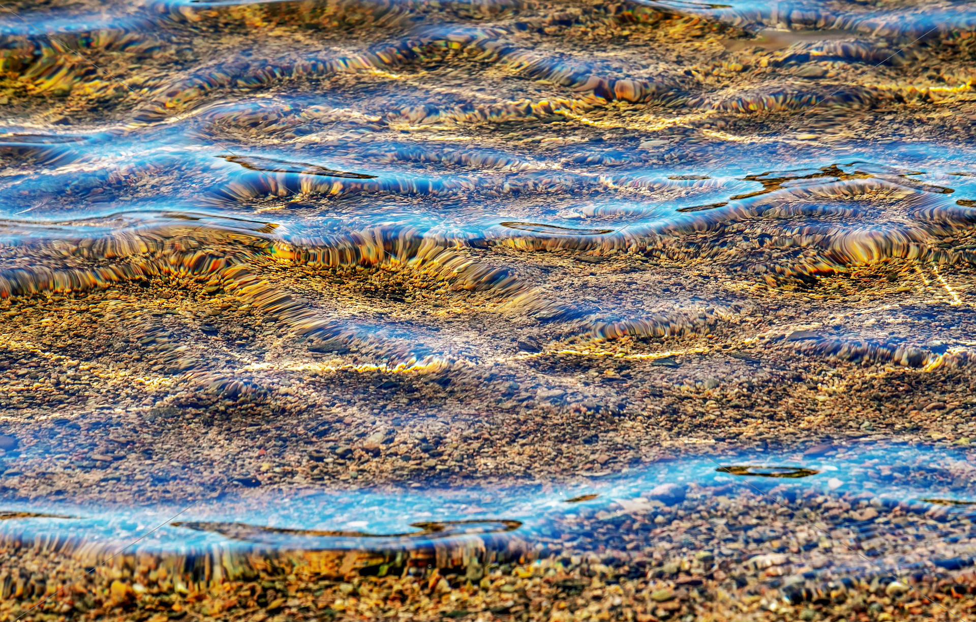 Lago acqua pietre riflessione