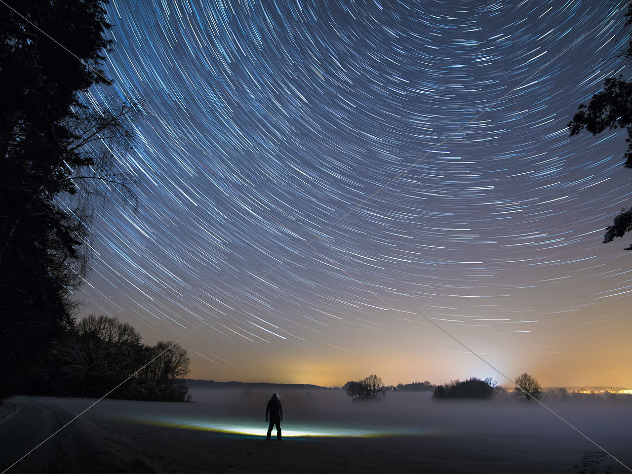 Star trails